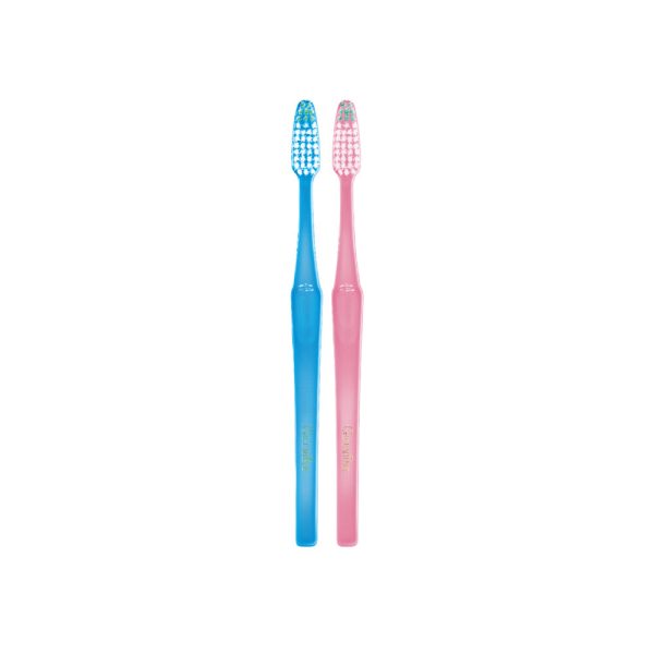 แปรงสีฟันสปินเดิล– สีชมพู+ฟ้า